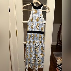 Chi Chi London size 2 retro floral midi, NWT